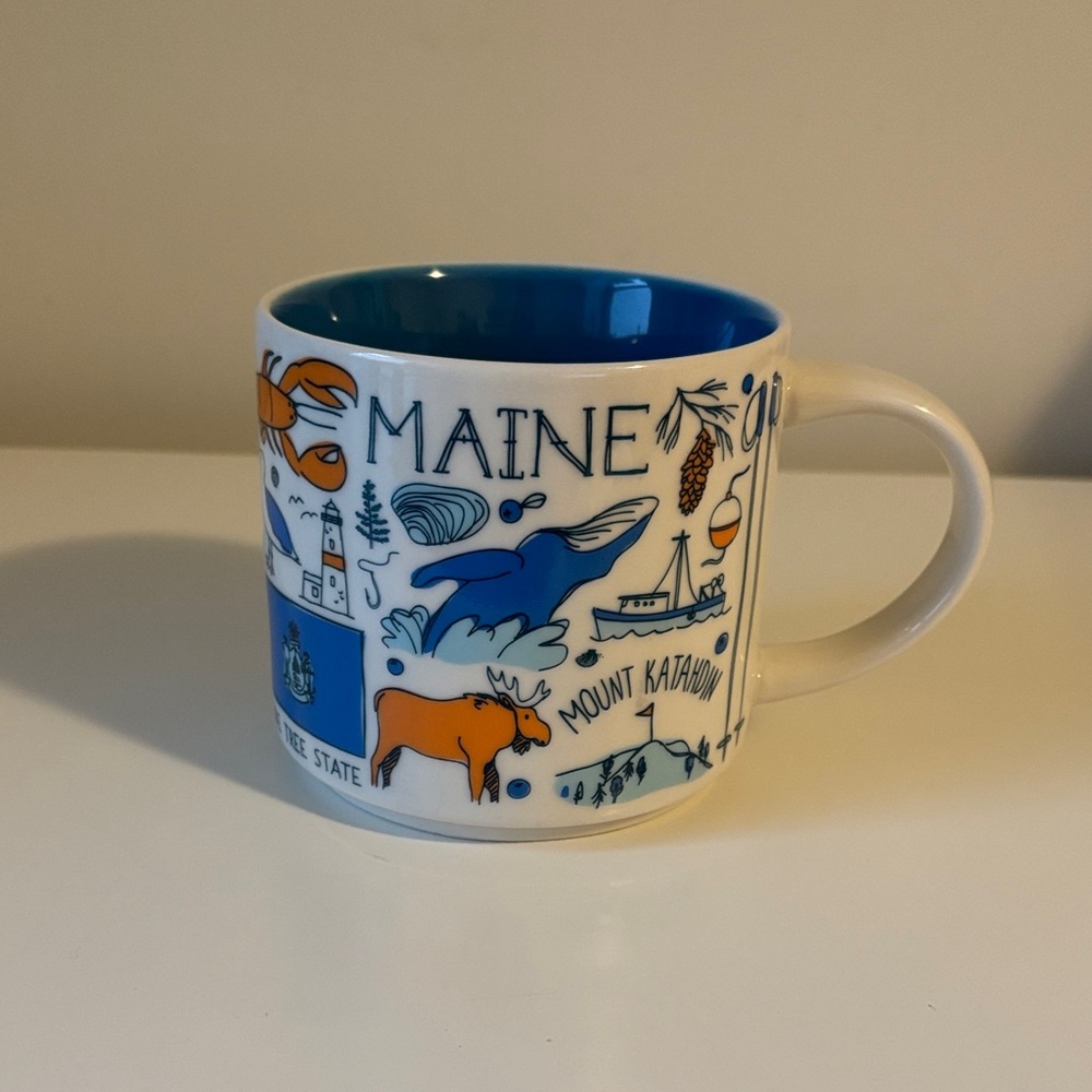 Starbucks Maine Been There Series BWC 18 Mug 14oz EUC
